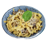 Funghi E Crema Pasta  Penne 